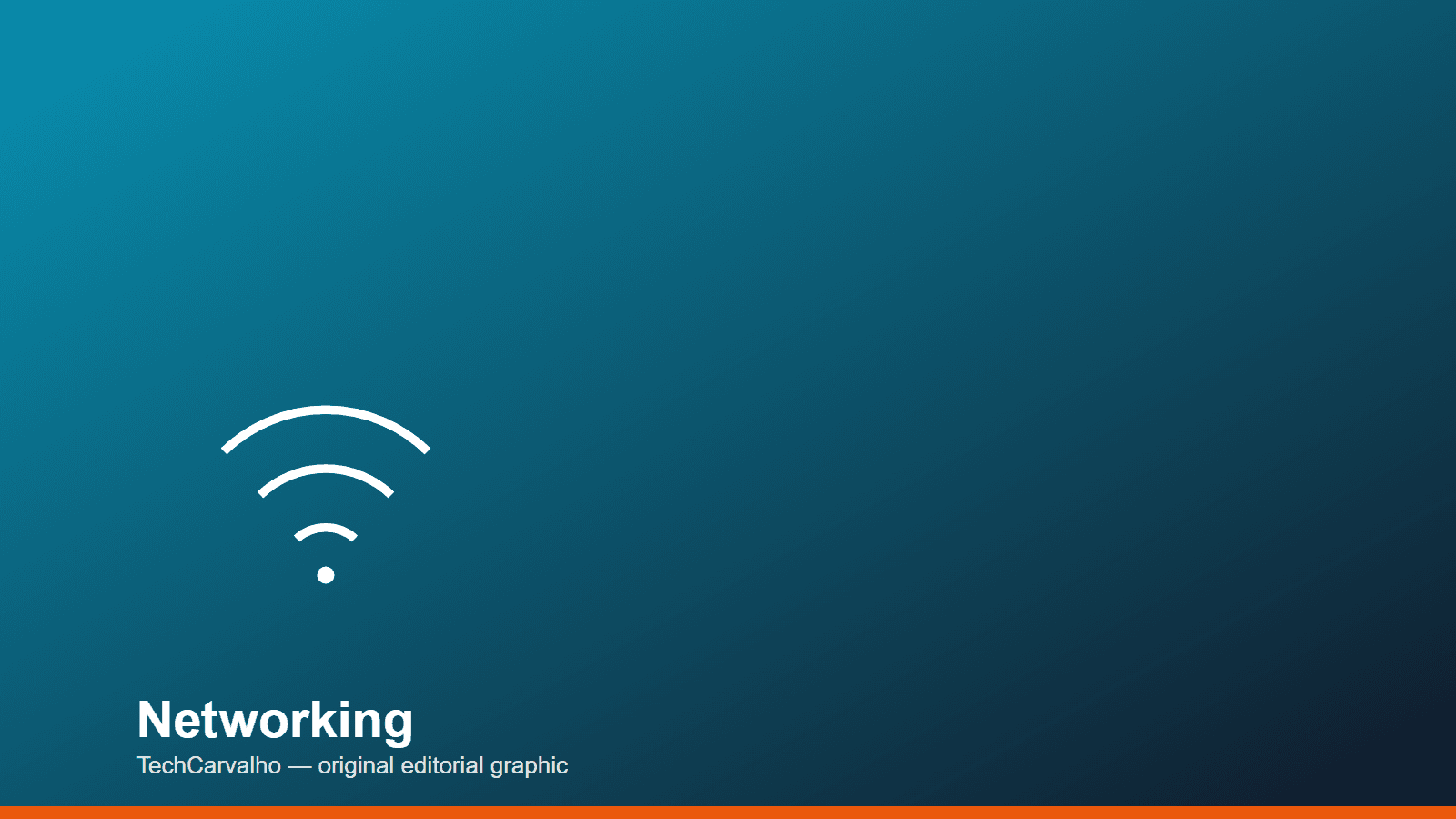 TechCarvalho original editorial graphic for the networking category